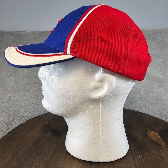VTG Chicago Cubs‎ Baseball Cap OS Strap Back Wool Genuine MLB Twins Enterprise - Picture 3 of 9